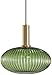 Produktbild OOFAY LIGHT Industrial Vintage Groß Pendelleuchte Moderner Retro-Stil Drop Deckenleuchte Hängelampe Grünes Glas Lampenschirm mit poliertem Messing Lampenfassung