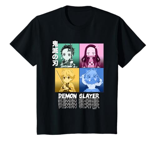Demon Slayer Kimetsu no Yaiba Chibi Hero Squad Tees T Shirts for Men and Women