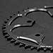 Shurhome Chainring Direct Mounted Mountain Bike 5 Screws Round Chainring 110BCD/130BCD Narrow Wide Chainring for Bikes Crankset
