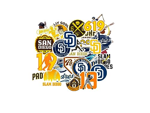 29 PCS of American Baseball Stickers for Water Bottle, Laptop, Bicycle, Computer, Motorcycle, Travel Case, Car Decal Decoration Sticker
