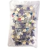 Caramelos Nazarenos Bicolor Surtidos con Palo – Bolsa 60 Unidades – Caramelos Duros de Semana Santa Sin Gluten y Sin Alérgenos – Envueltos Individualmente – 18 g por Unidad