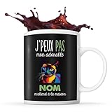 Tasse pop art prénom personnalisé | Mug Café Thé Idée Cadeau Personnalisé Homme Femme Original pour propriétaire de chat | Cat lover (Burmese anglais)