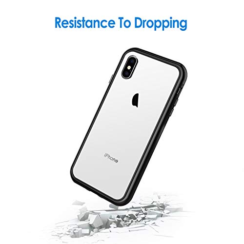 Jetech Case For Iphone Xs Max 6.5-Inch, Shockproof Phone Bumper Cover, Anti-Scratch Clear Back (Black) #TOP4