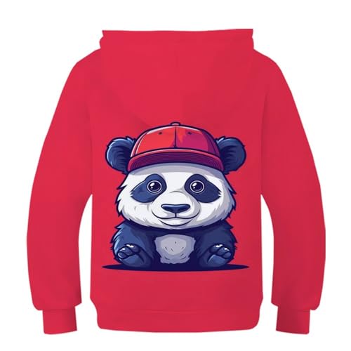 Sweat à capuche imprimé 3D animaux mignons pull molleton enfant - 2