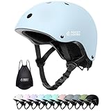 Rocky Goose アジア専用 自転車 ヘルメット 子供 自転車ヘルメット 子ども用 ヘルメット 自転車 レーディズ CPSC規格 ASTM規格 2セット衝撃吸収ライナー 3in1全方位保護 洗濯可能 通学 スケートボード