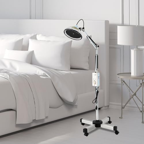 Image of JOMCYDM Heat Lamp TDP Heat Therapy Infrared Lamp 250W for Body Pain Relief Device for Body Face