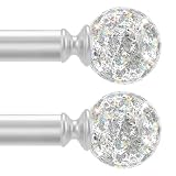 TVWOO Silver Crystal 18-45 Inch 2-Pack