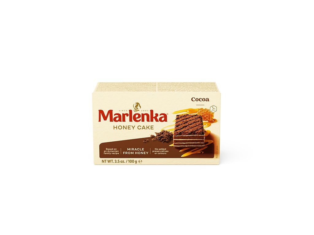 MARLENKA® 6+2 Honigkuchen - Mix 8 x 100 g | Tschechischer Kuchen für Desserts und Geschenksets | Parent (MIX)