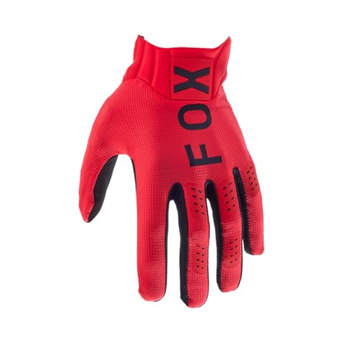 Fox Racing Men's Flexair Motocross Dirt Bike Glove, Fluorescent Red, Medium
