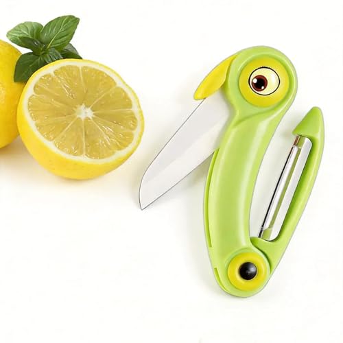 3 Cuchillos Plegables Cerámica para Frutas Y Verduras Cuchillos Peladores Y De Oficio Prácticos para El Hogar Viajes Picnics Camping Etc El Mejor Cuchillo Plegable Portátil para Viajes