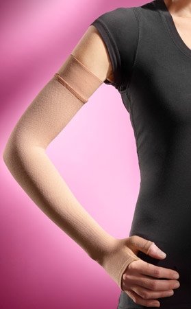 Sigvaris Advance Armsleeve 912ALLG77-S 20-30 mmHg Advance Arm Sleeve With Gauntlet, Beige, Large-Long by Sigvaris