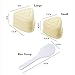 Onigiri 2 Pieces Rice Ball Mold Makers, Triangle Sushi Mold for Japanese Boxed Meal Children Bento by HAGBOU (Beige)