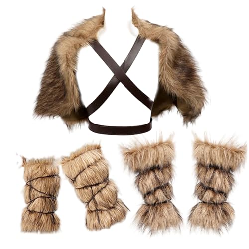 Costume viking homme complet chaud pour eviter le froid durant les defiles de cosplay