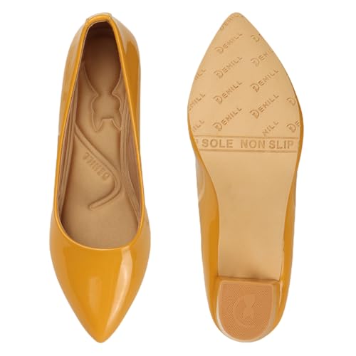 Image of Denill Women's Pointed Toe Flats Cushioned Insole & Non-Slip Grip Sole