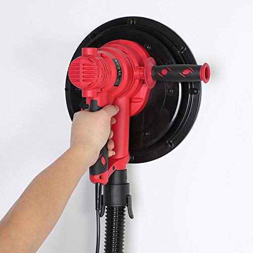 Bakaji Wandschuurmachine, plafondschuurmachine, gipsplaat, 800 W, vermogen 770-2100 rpm, automatische stofafzuiging met… - Afbeelding 6