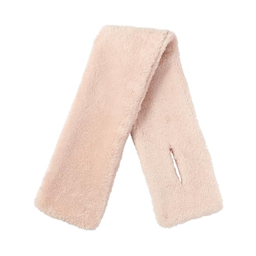 無印良品 再生ポリエステルあったかボア マフラー ユニセックス大人 DDA13A5A ピンク 14×92cmのサムネイル