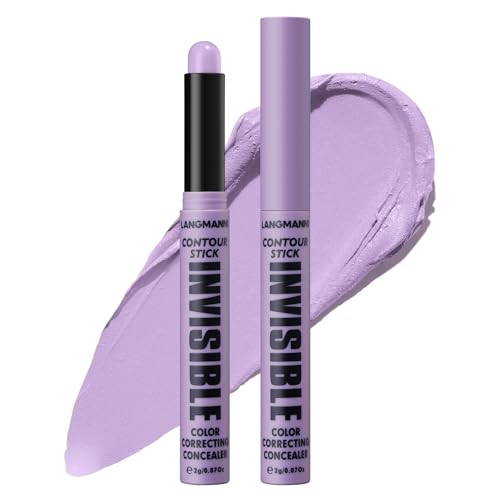 クリームコントゥアースティック、マットブロンザースティック、プロフェッショナルフェイスシェーピングコントゥアースティックメイクアップ、ブレンド可能&スムーズ、ウォータープルーフ&長持ち、ナチュラルフィニッシュコンシーラーブロンザースティック #03パープル