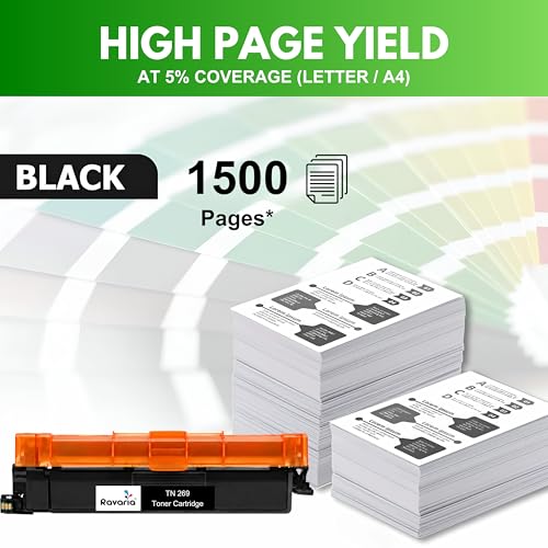 Image of TN 269 Compatible Toner Cartridge for Brother HL L3280CDW HL L3220CDW MFC L3760CDW DCP L3560CDW Printer (TN 269 Black Toner Cartridge Pack of 1)