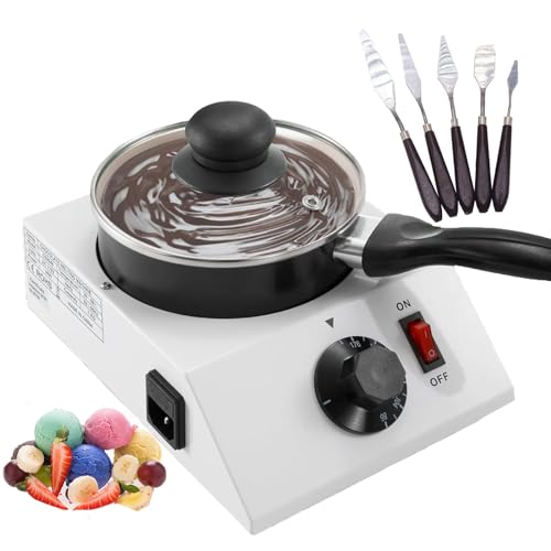 Mini fondue eléctrica para chocolate acero inoxidable miniatura 1