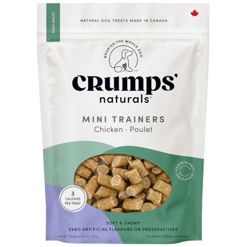 Crumps' Naturals mini gâteries dressage poulet semi-moelleux 4.7oz