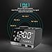 immagine 5Flightbird Digital Alarm Clock, Digital Desk Comodino, Radio sveglia, Altoparlante Orologio, Termometro interno, Stazione di Ricarica
