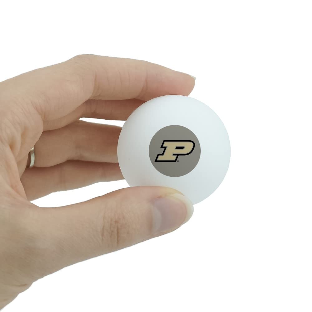 GRAPHICS & MORE Purdue Boilermakers Logo Secondary Novelty Table Tennis Ping Pong Ball 3 Pack