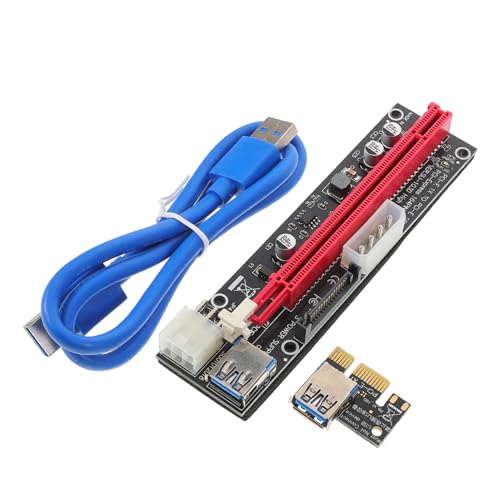 GAROZATION Cable De Extensión para Tarjeta Gráfica, Adaptador Egpu, Cable De Alimentación Pcie Iec Externo, Base para Tarjeta Gráfica Externa, Cable De Extensión Pci para Portátil, Tarjeta