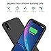 Feob Battery Case for iPhone XR, Upgraded 5500mAh Portable Charging Case Extended Battery Pack for iPhone XR Charger Case (6.1 inch)- Black