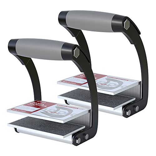 APIOLO 2 PCS Panel and Plywood Carrier, Plywood Lifting Tool and Drywall Carrying Tool, Panel Gripper by Single Hand for Sheet Board Clamp Drywall Lifter, Heavy Duty Metal Aluminum Alloy Gripper