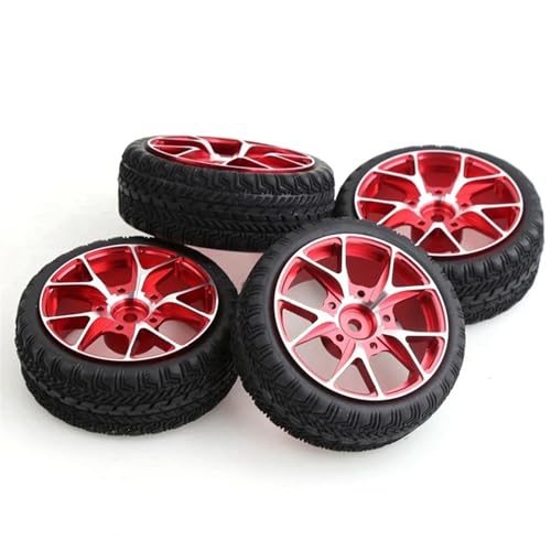 RC�^�C�� For Sakura For Traxxas For Tamiya For HPI For Kyosho 1/10 RC �I�����[�h �h���t�g �c�[�����O�J�[ 4�� ���^���z�C�[������ �S���^�C��