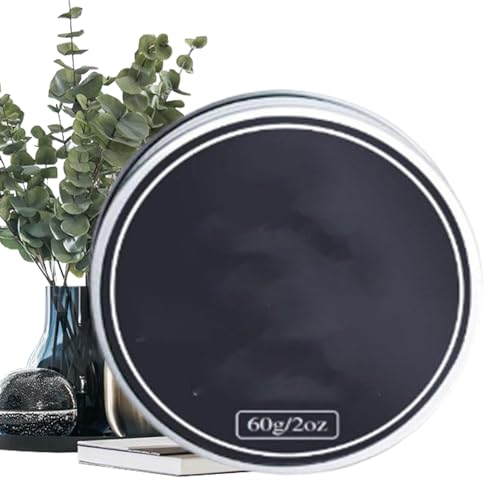 Crema espesante para barba – Bálsamo hidratante de absorción rápida para bigote | 60 g crema ligera para el vello facial | acondicionador hidratante para el volumen de la barba, forma, textura, acero