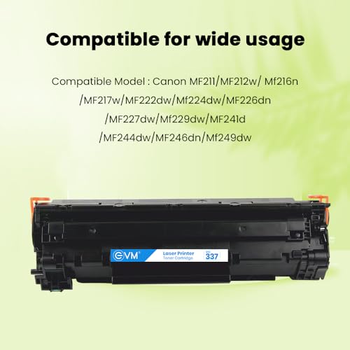 Image of EVM ETC 337 Laser Printer Cartridge /Toner for Canon C MF229dw, MF226dn, MF221d, MF223d, MF227dw, MF216n, MF215, MF212w, MF211, MF217w, MF232w, MF233n, MF236n, MF243d, MF246dn, MF249dw, L151dw