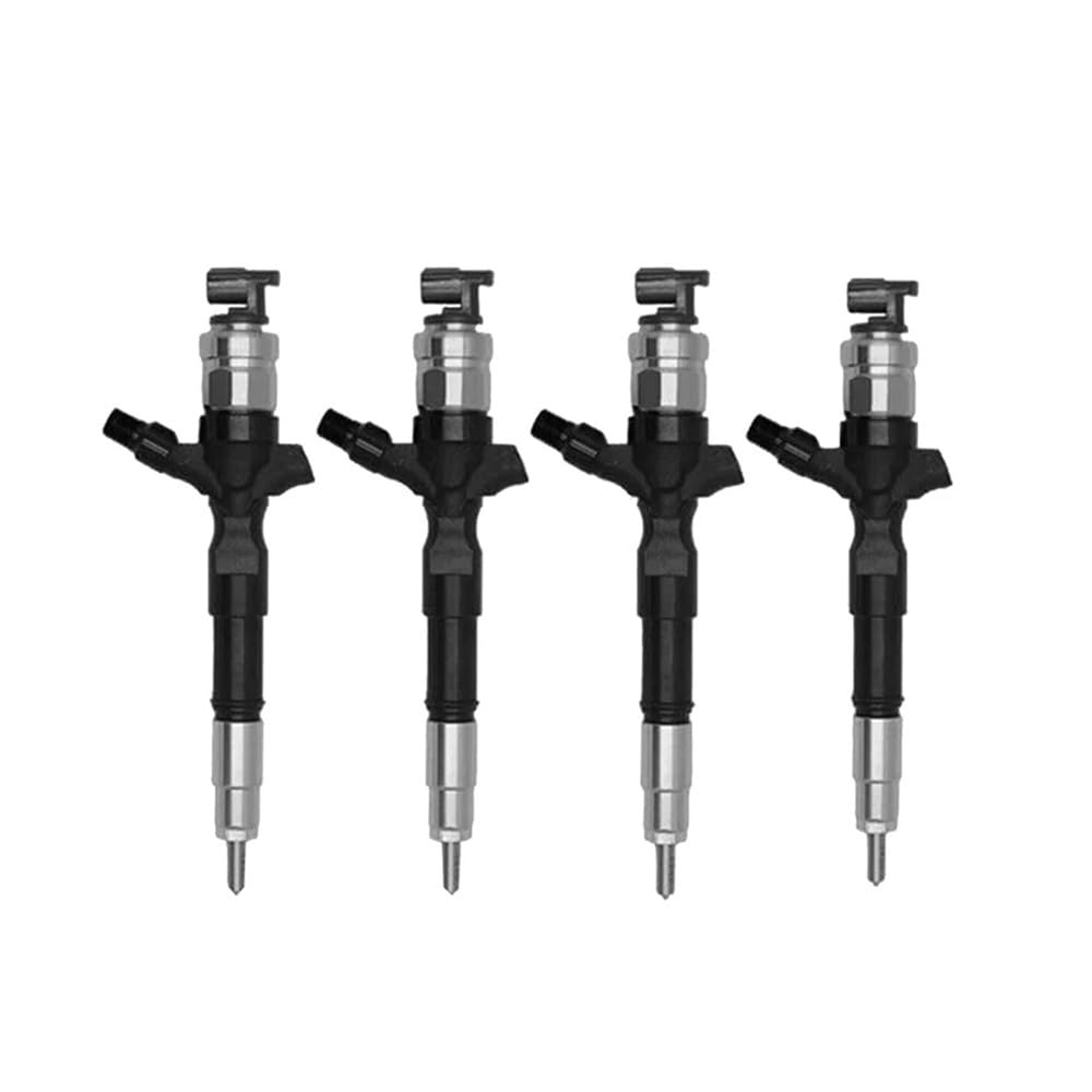 Hsugftmz 4Pcs 2/ Diesel Fuel Injectors 23670-30400 295050-0460 For 1Kd 2Kd 2.5 D Engine(4Pcs)