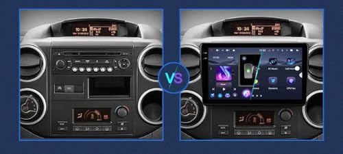 Conectividad total en tu Peugeot Partner con este Carplay y Android Auto inalámbrico 2 DIN 2