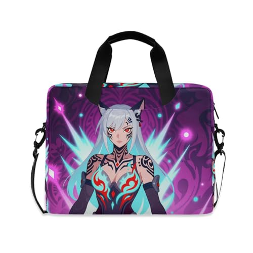 Funda para laptop 15.6" con asa y correa cruzada miniatura 1