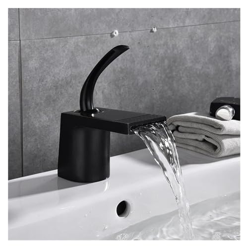 Grifo de tocador con cascada suave que evita salpicaduras en el baño 3