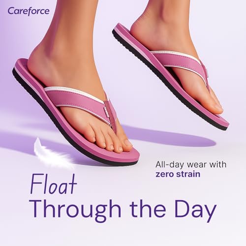 Image of Careforce Ortho Slippers for Women Daily Use, EVA Cushioned Anti-Slip Sliders & Flip Flops | Arch Support Chappal for Daily Comfort & All-Day Wear Orthopedic Footwear for Women