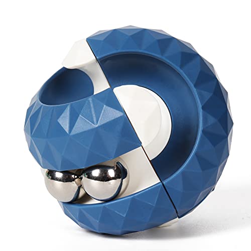 Yiran Cube rotatif boule orbite boule labyrinthe Fidget Hand Spinner jouets sensoriels soulagement de l'anxiété et du stress doigts Gyro jeux de puzzle...
