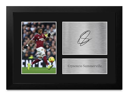 Cuadro de Crysencio Summerville A4 para decorar salones de aficionados al fútbol ID-006299