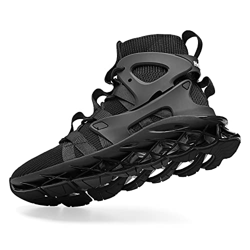 Image of Hello MrLin Men's Running Shoes Non Slip Athletic Tennis Walking Blade Type Sneakers Hip Hop