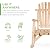 Best Choice Products Wooden Rocking Chair Outdoor Wood Rocker Adirondack Lounger Accent Furniture for Yard, Patio, Garden w/Natural Finish