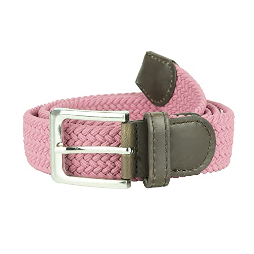 Canvas Elastic Fabric Woven Stretch Multicolored Braided Belts2