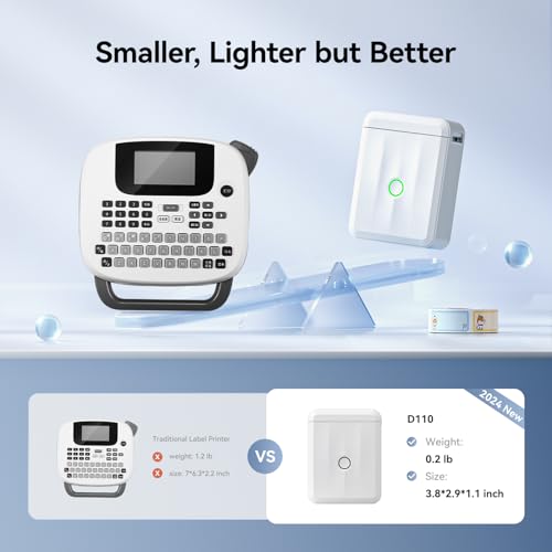 NIIMBOT D110 Bluetooth Label Maker Machine with 1Tape for Home Use, White $7.99 AC + 50% Off Code P2H4N16Y - image 8