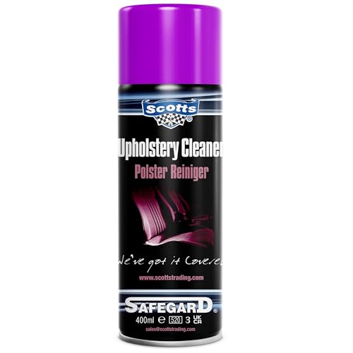 Scotts - Scotts Premium Upholstery Cleaner | Fast Acting, Foaming Action | Specifically Formulated to Remove Dirt, Stains, Grime & Contaminats from Car Interiors, Carptes, Fabrics, Seats & Trim | 400ml Spray