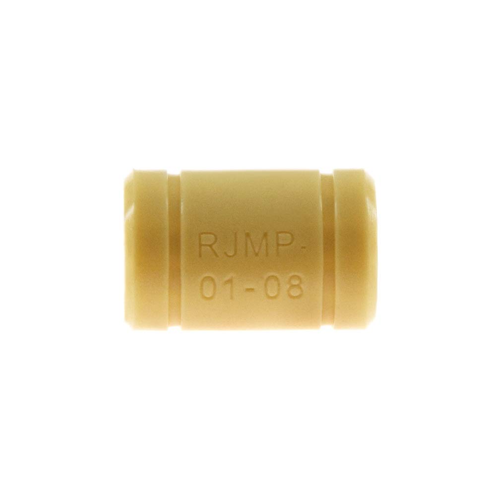 pièces d'imprimante 10 pièces pièces d'imprimante 3D LM8UU RJMP-01-08 roulement en polymère solide roulement linéaire en plastique d'arbre de 8 mm pour pièces de réparation d'imprimantes 3D (Couleur :