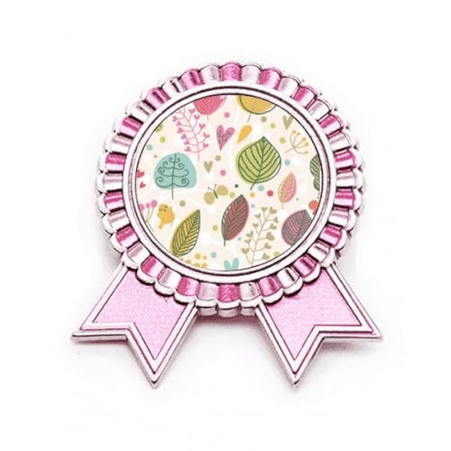 Broche fleur rose métal M bijou de créateur pour rehausser un manteau