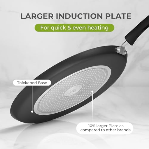 Image of Tower Cerasure Dosa Tawa 26cm Ceramic Non-Stick | Gas Induction Compatible
