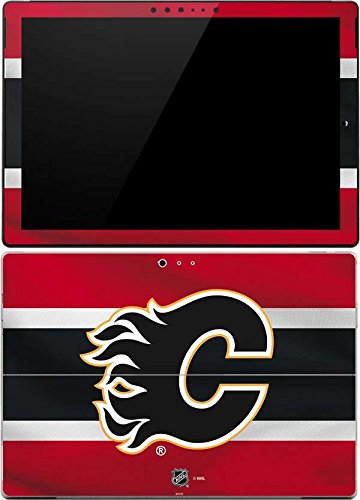 Skinit Decal Tablet Skin Compatible with Surface Pro 4 - Officially Licensed NHL Calgary Flames Jersey Design