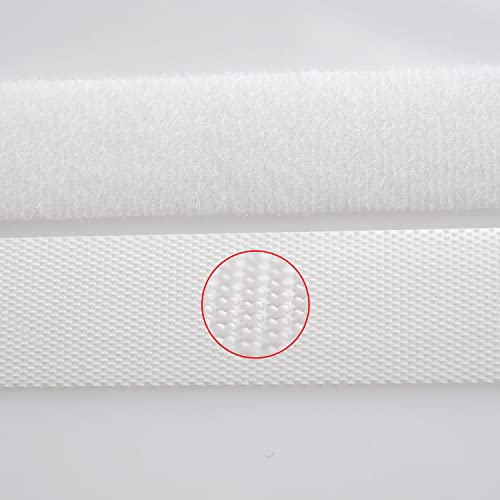 Image of Extremely Thin and Soft Strong Mini Clothes Hook and Loop Fasteners Sewing Type Back Without Adhesive Tiny Clothing Accessories DIY Handmade Materials (Beige, 0.62 inch /16mm)