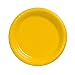 Creative Converting Touch of Color 20 Count Plastic Lunch Plates, School Bus Yellow